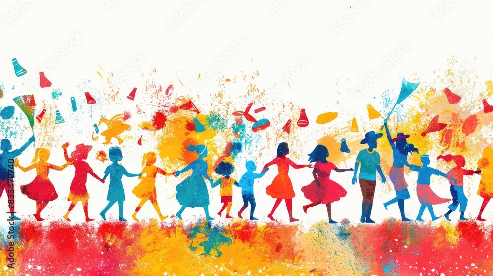 Women and men pride day concept floral design artwork illustration Women and men pride day concept floral design artwork illustration