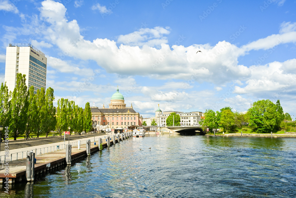 Naklejka premium Hafenbecken in Potsdam