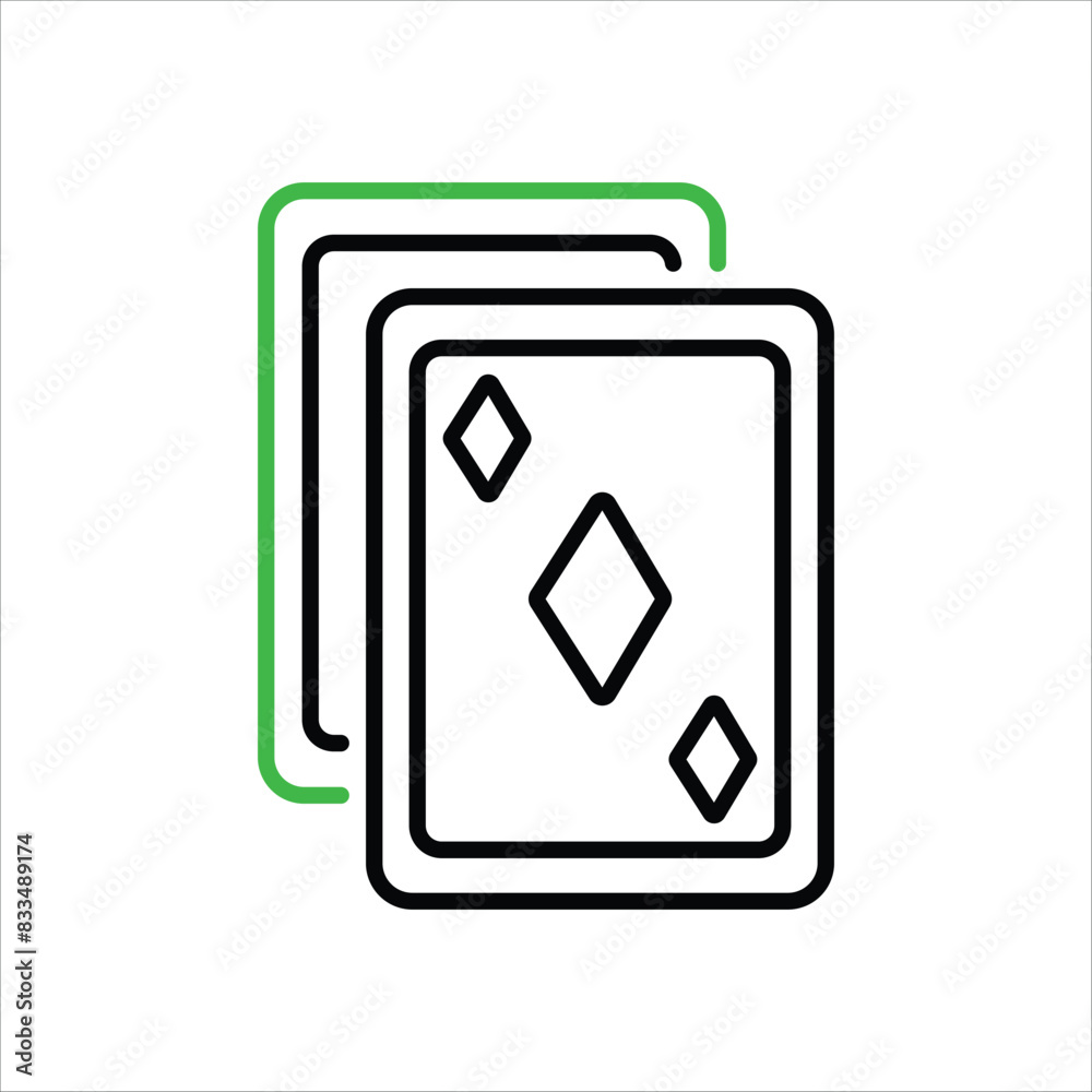 Cards vector icon
