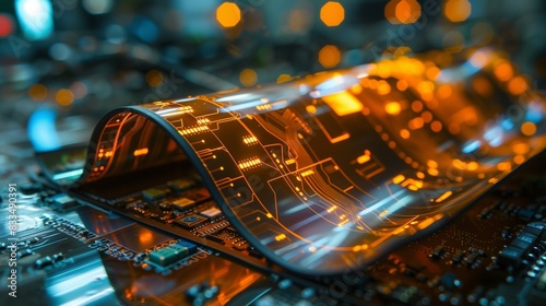 Flexible electronics technology future, conformal bendable innovation electronics