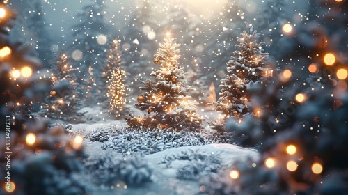 Christmas Snow Scene © duyina1990