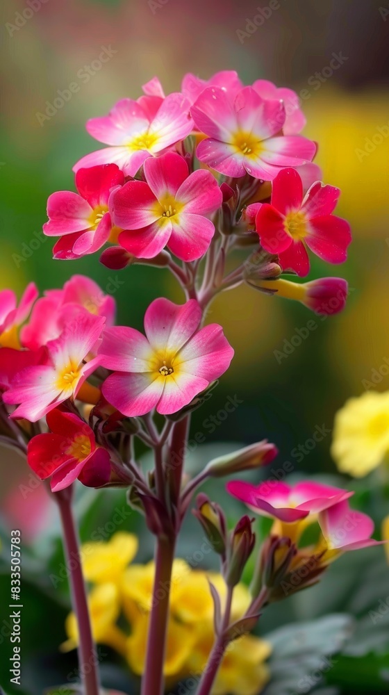 A collection of colorful flowers arranged in a pot A collection of colorful flowers arranged in a pot