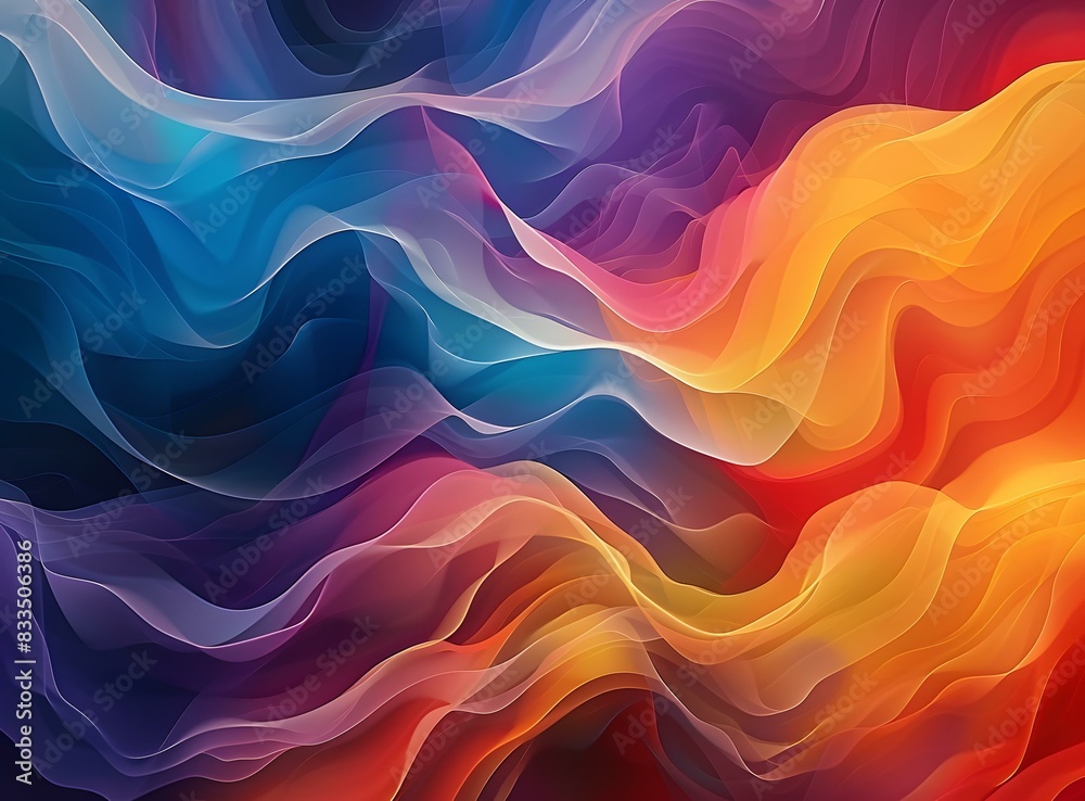 Obraz premium Colorful Waves