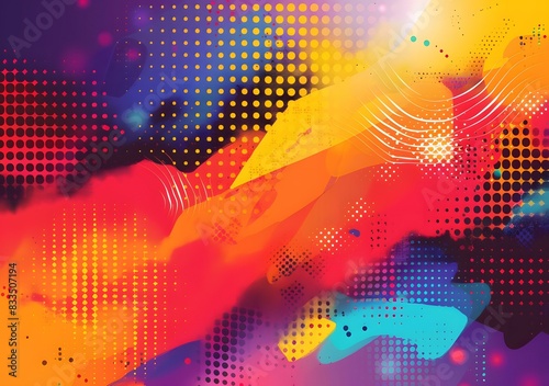 Wallpaper Mural Colorful abstract background image Torontodigital.ca