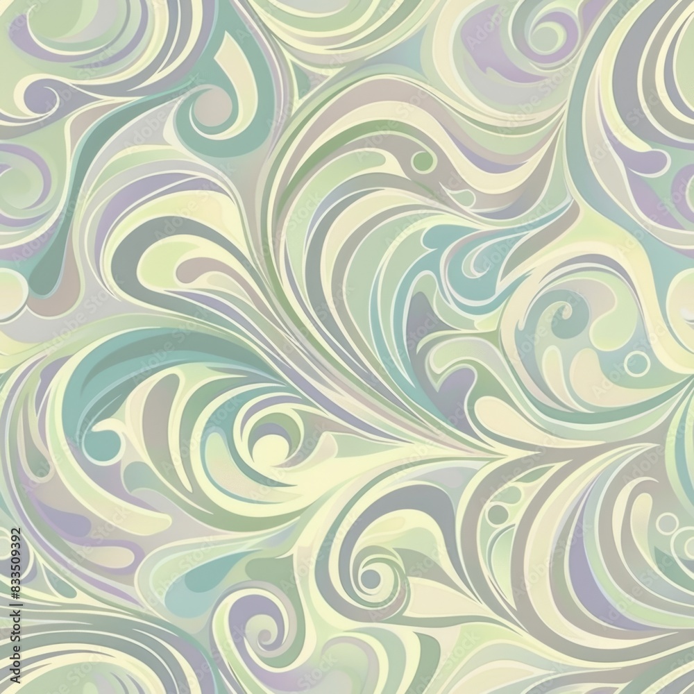 Abstract Swirling Patterns in Pastel Tones Wallpaper Design Abstract Swirling Patterns in Pastel Tones Wallpaper Design