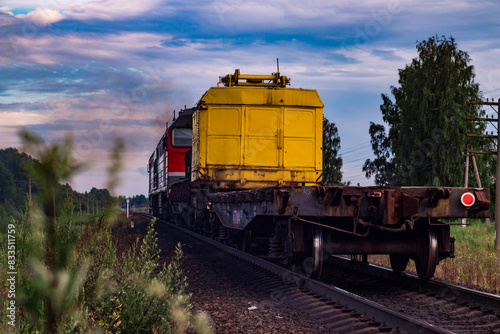 Evening Freight Train © Bogdan