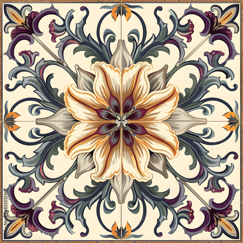 wallpaper  tiles or carpet in a seamless pattern.
