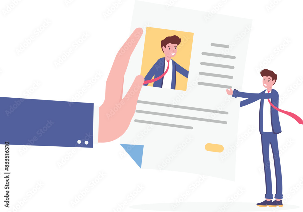 Job application rejected, disqualified or resume declined, HR human resource or hiring manager refuse, interview failure concept, sad businessman stand with his rejected resume application document.
Job application rejected, disqualified or resume declined, HR human resource or hiring manager refuse, interview failure concept, sad businessman stand with his rejected resume application document.