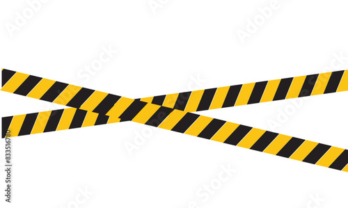 Warning yellow black diagonal stripes line. Safety stripe warning caution hazard danger road vector sign symbol.  Vector illustration . EPS 10 