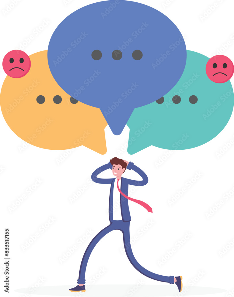 negative comments, protests, harsh criticism, threatening messages ...