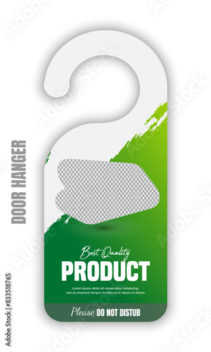 Door hanger solar social media post and brand advertisement design template