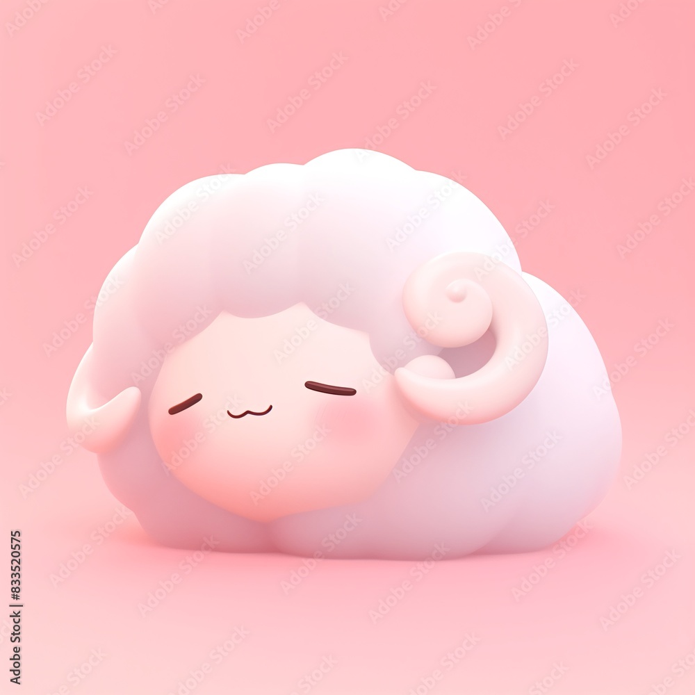 Ram 3d icon cartoon style Ram 3d icon cartoon style