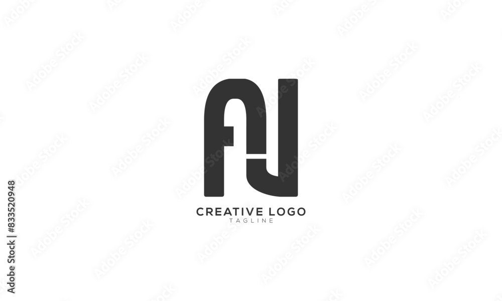 FN NF Abstract initial monogram letter alphabet logo design FN NF Abstract initial monogram letter alphabet logo design