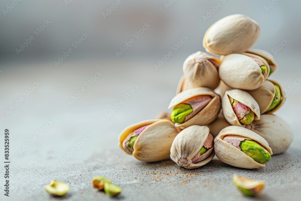 Freshly Harvested Pistachios. Nutritious Snack and Vegan Protein Source Freshly Harvested Pistachios. Nutritious Snack and Vegan Protein Source