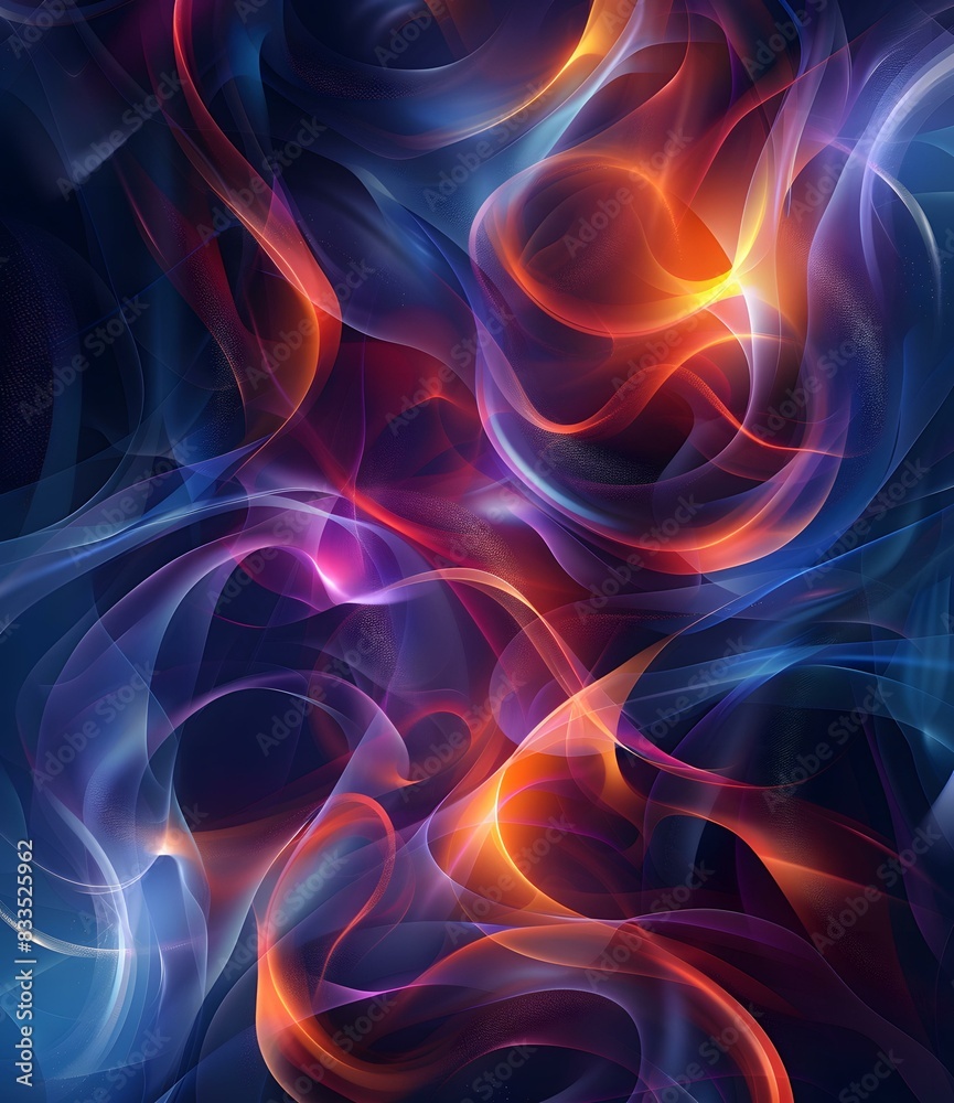 Obraz premium Colorful abstract light