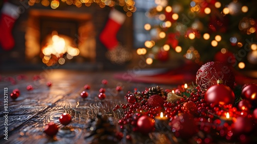 Christmas Fireplace photo