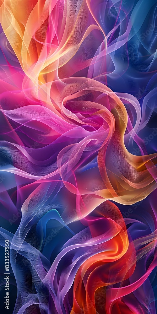 Obraz premium Colorful smoke