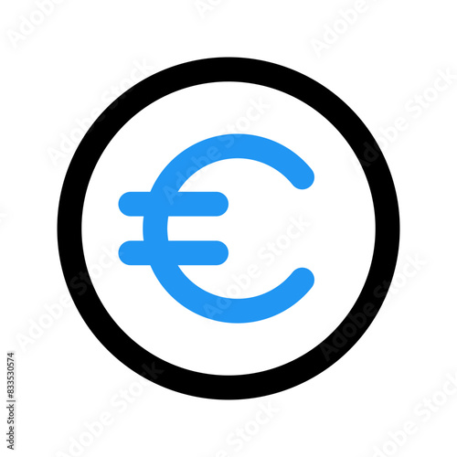 euro line color icon