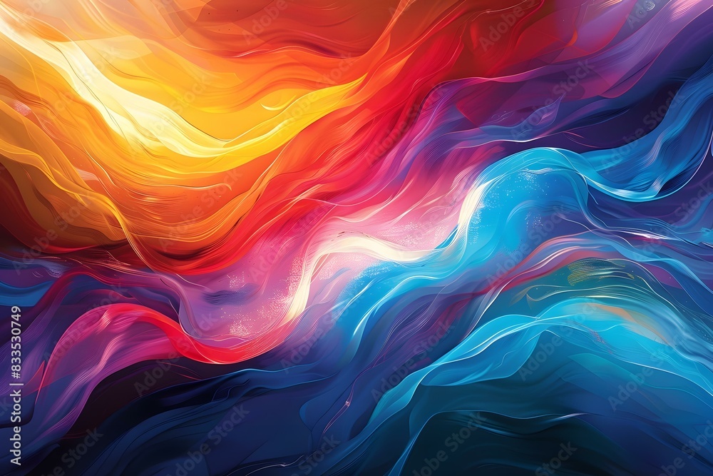 Colorful abstract painting Colorful abstract painting