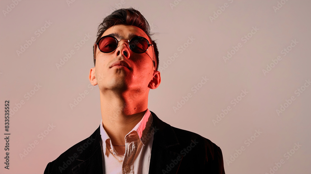 Fototapeta premium man with glasses