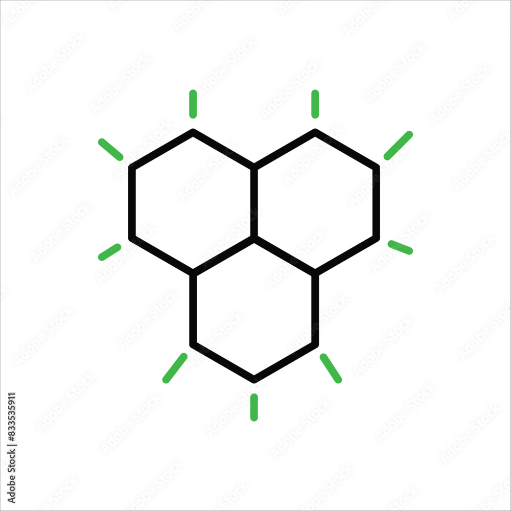 Fototapeta premium Structure vector icon