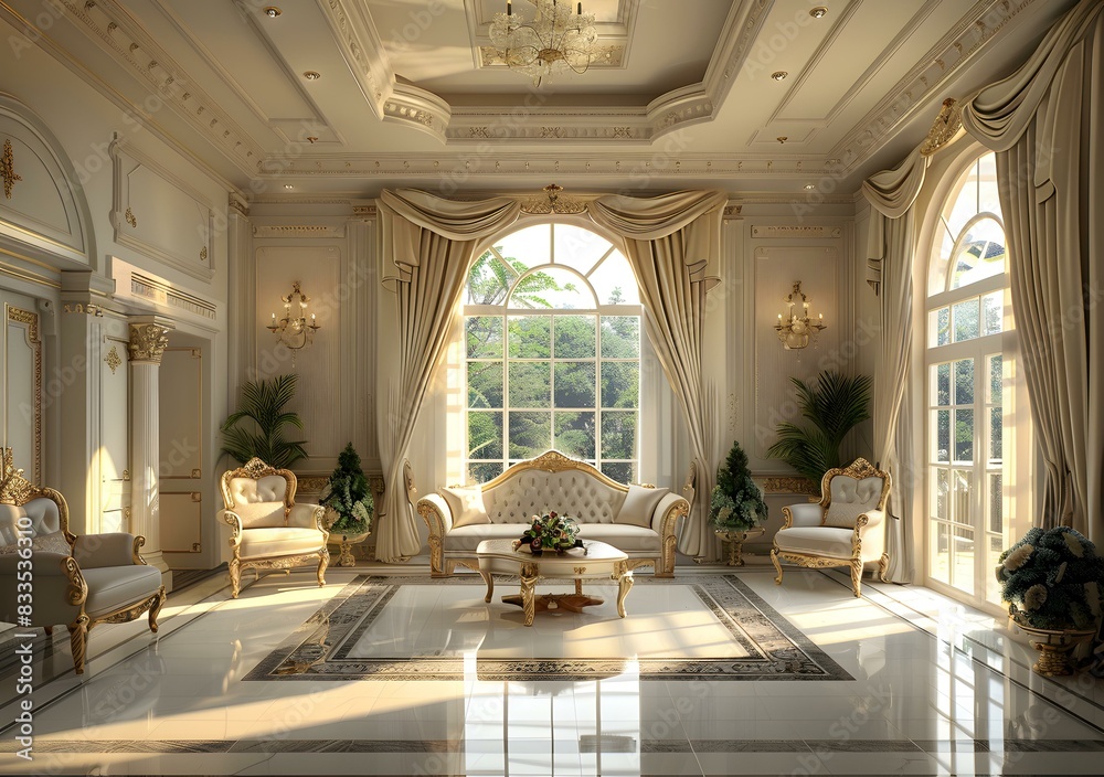 Exquisite and Luxurious Living Room Exquisite and Luxurious Living Room