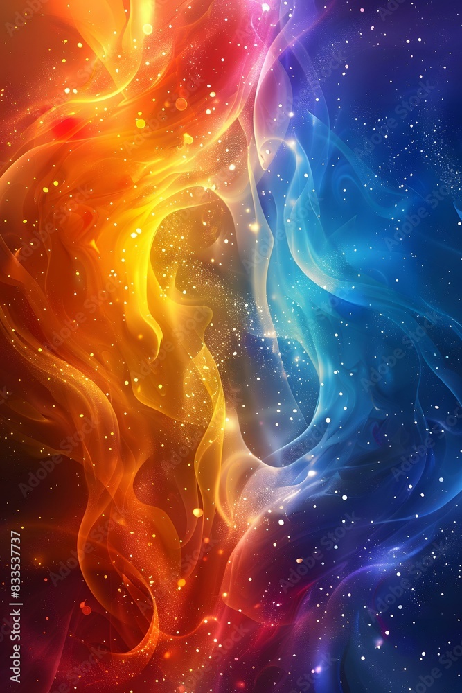 Fototapeta premium Fire and Ice