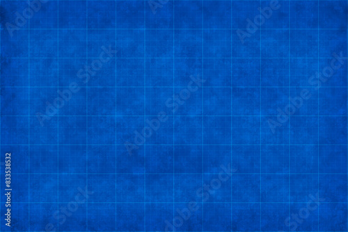 Graphic illustration of old blueprint paper. Use as layer or design element for web, print or other graphics.