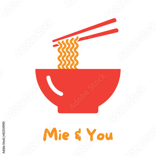 noodle restaurant logo design for graphic designer or owner shop