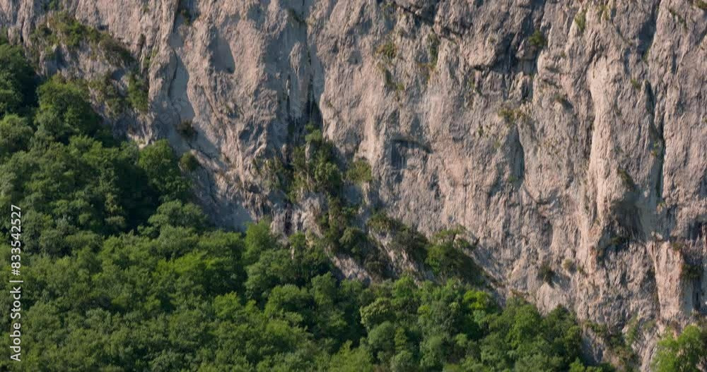 Vela Draga canyon and rocks in Učka Nature Park, Croatia