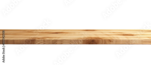 Wooden Table for Product Placement Rustic and Versatile Display Surface cut out transparent isolated on white background PNG file photo