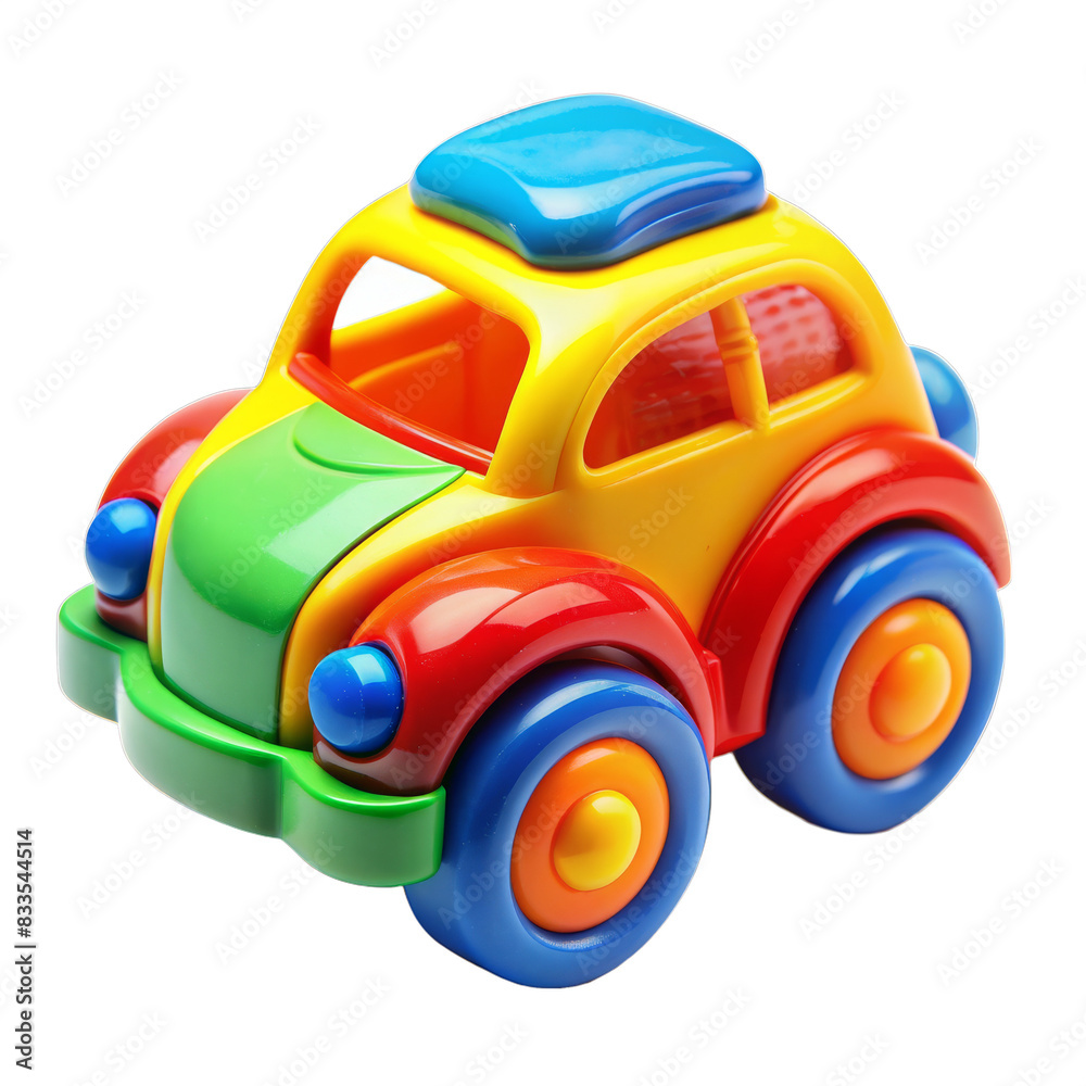 toy car 3d render on transparent background toy car 3d render on transparent background
