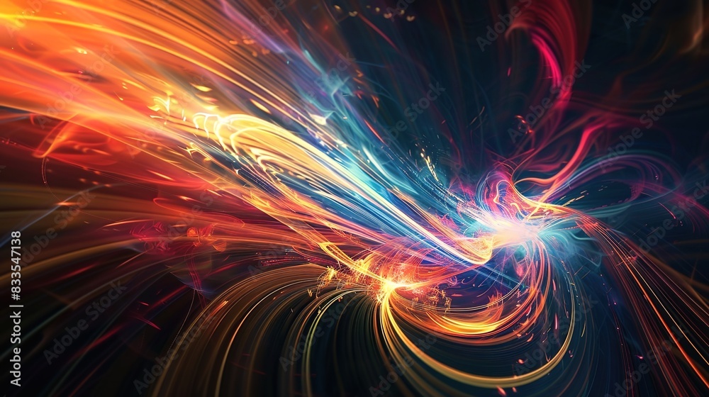 Dynamic and abstract wallpaper