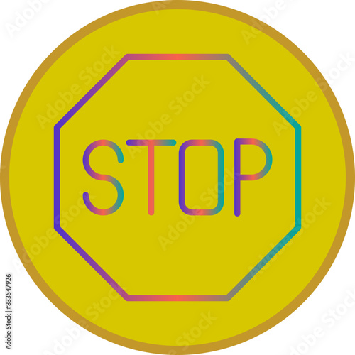 Stop icon Design