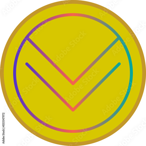 Scroll Down icon Design
