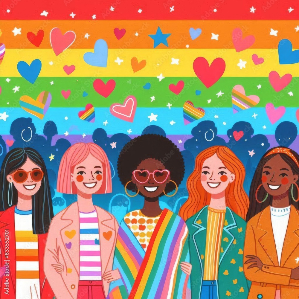 Celebrating Love and Diversity: United Under the Rainbow of Pride LGBTQ+ Celebrating Love and Diversity: United Under the Rainbow of Pride LGBTQ+