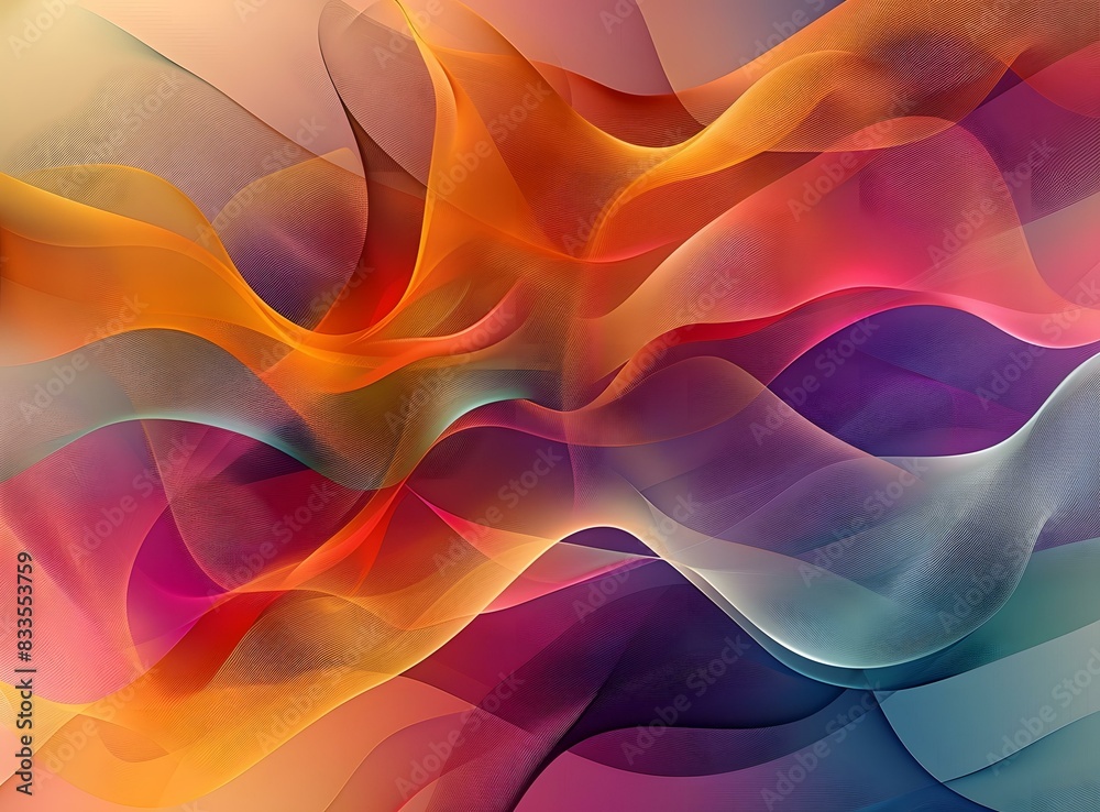 Obraz premium Colorful Waves