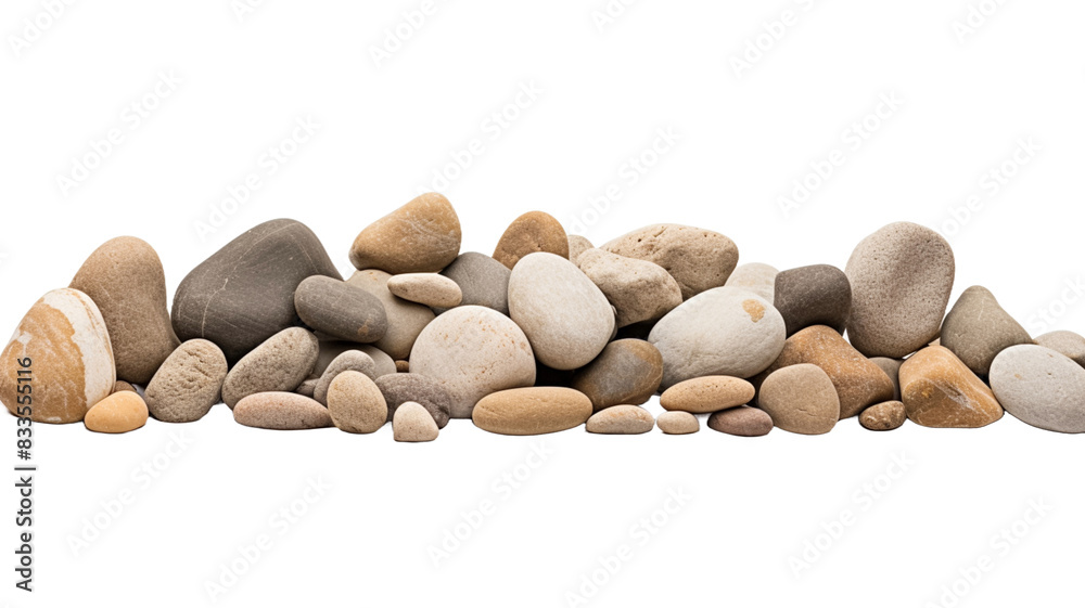 Pile with pebbles isolated on transparent background.
Pile with pebbles isolated on transparent background.