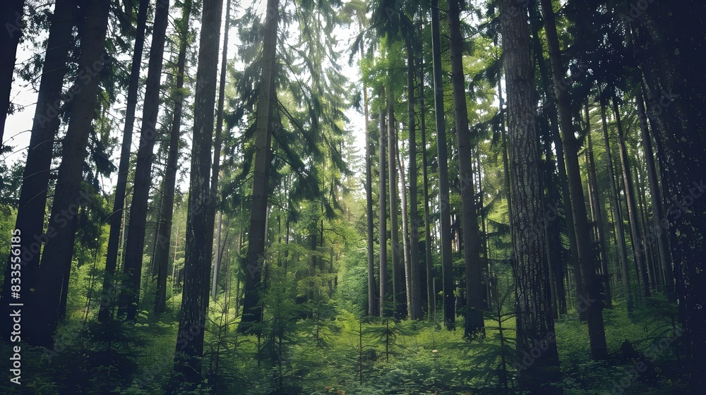 View of trees in forest
