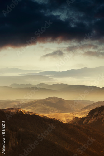sunset light over the mount...