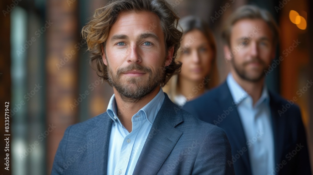 A group of business professionals A group of business professionals