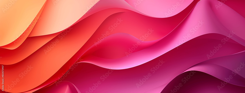 Modern Pink Paper Wave Vector Art Wallpaper Modern Pink Paper Wave Vector Art Wallpaper