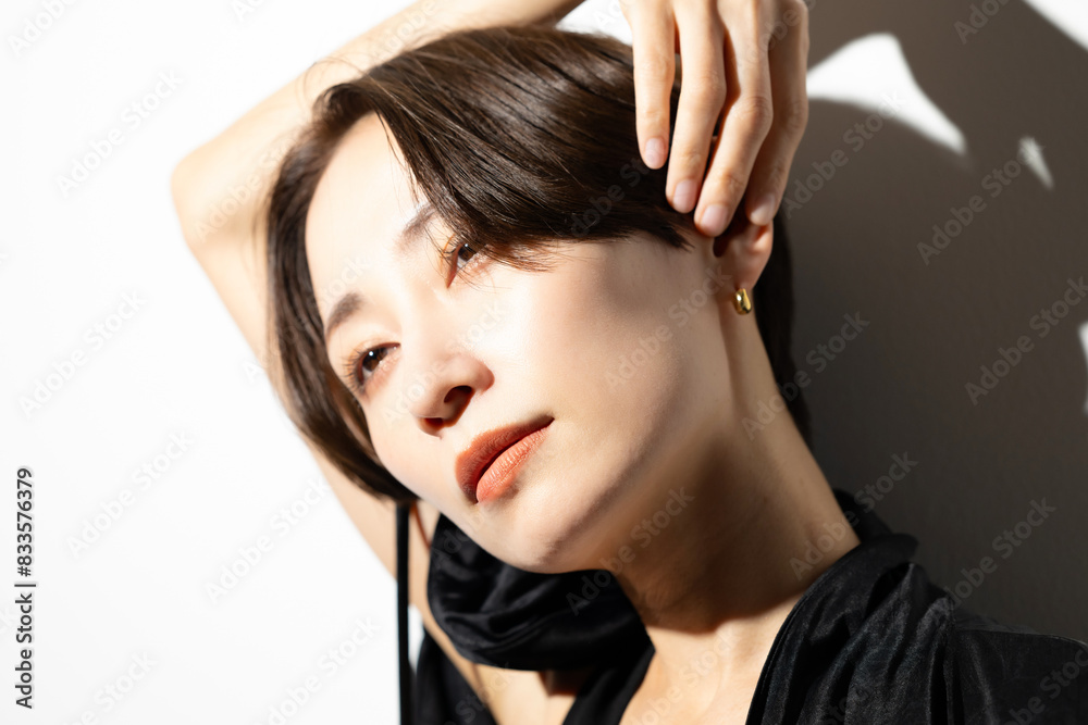 Fototapeta premium 美しい女性のビューティーポートレート