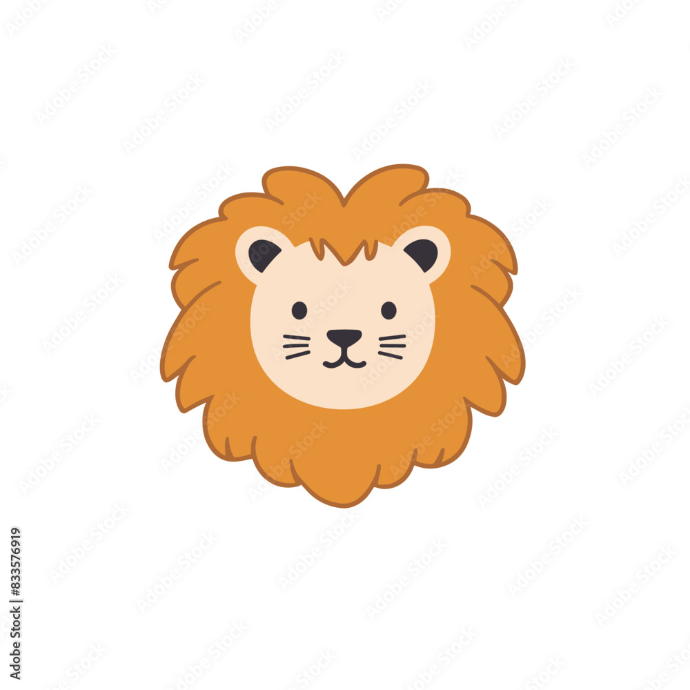a cute lion cartoon a cute lion cartoon