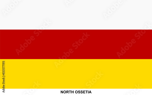 Free Download Flag of NORTH OSSETIA, NORTH OSSETIA national flag - GFXLoad