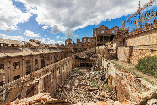 Abandoned mine of Monteponi. Iglesias, Sardinia, Italy