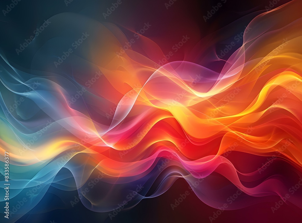 Obraz premium Colorful Flames