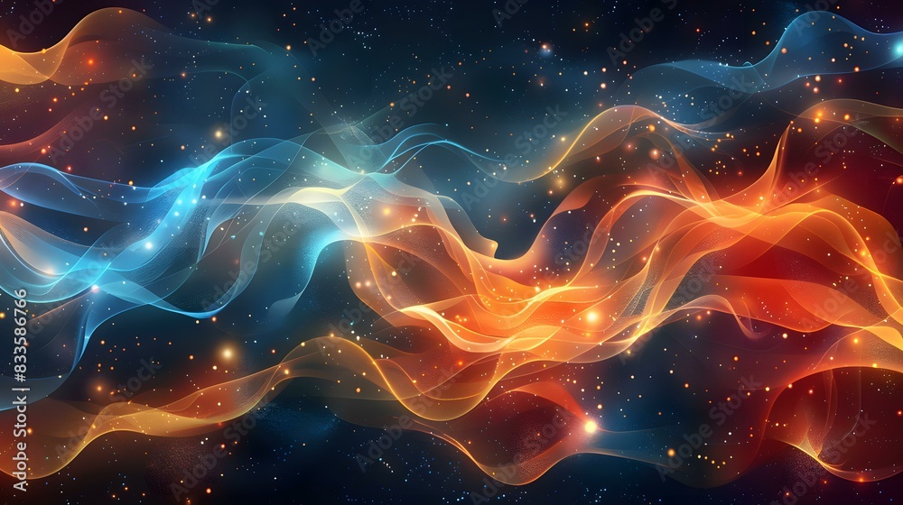 Abstract Wavy Colorful Background Abstract Wavy Colorful Background