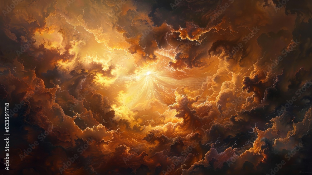 dramatic clouds, dramatic golden light dramatic clouds, dramatic golden light