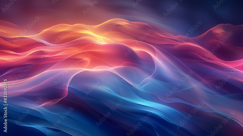 Obraz premium Wavy Gradient